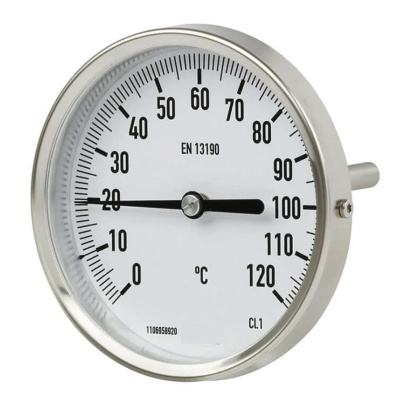 Bimetalicky thermometer 63mm 0 - 120°C